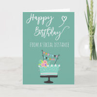 Joyeux Anniversaire Distance Sociale Covid-19