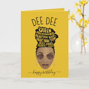 Carte Joyeux anniversaire ! Donner du pouvoir à la femme