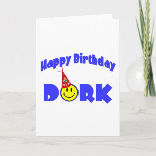 Carte Joyeux anniversaire Dork