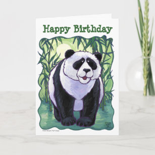 Cartes Panda D Anniversaire Zazzle Ca