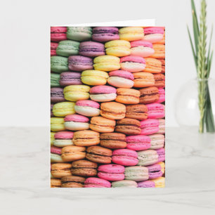 Carte Joyeux anniversaire doux de Macarons