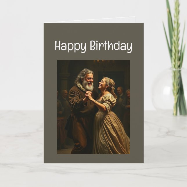 Carte Joyeux Anniversaire Drôle Bon Vieux Jours (Devant)