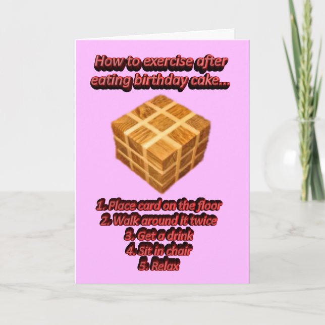 Carte Joyeux anniversaire drôle humoristique voeux d'ann (Devant)