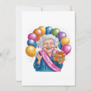Carte Joyeux Anniversaire Drôle Nana