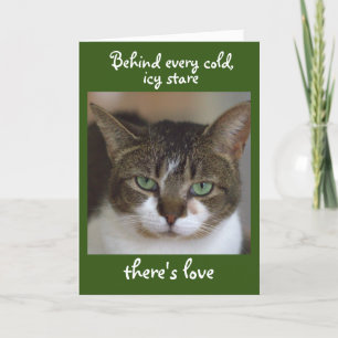 Carte Joyeux anniversaire du chat