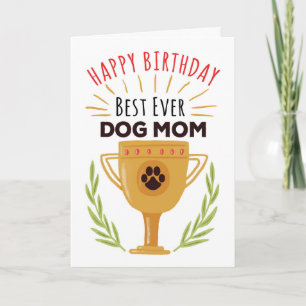 Carte Joyeux Anniversaire Du Chien - Meilleur Jour Maman