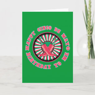 Carte Joyeux anniversaire du Cinco de Mayo !