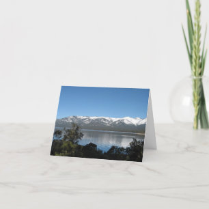 Carte Joyeux anniversaire du lac Tahoe
