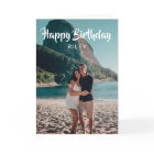 Joyeux anniversaire écriture manuscrite photo Scri