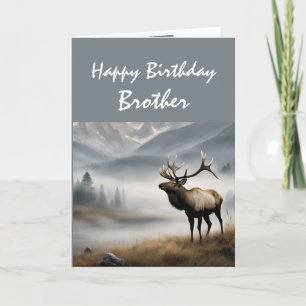 Carte Joyeux Anniversaire Elk Brother qui est exceptionn
