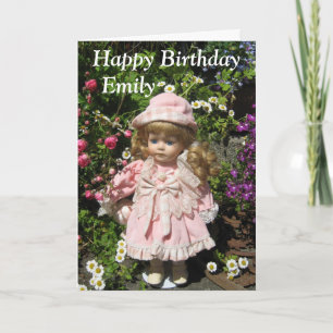Carte Joyeux anniversaire Emily
