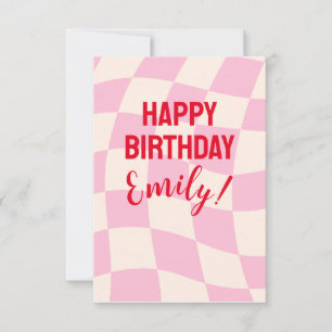 Carte Joyeux anniversaire Emily Nom personnalisé Personn