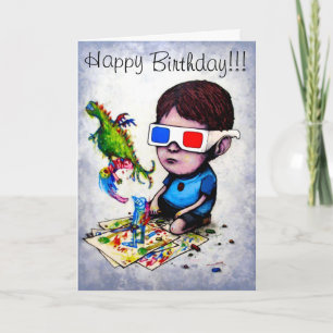 Carte Joyeux anniversaire en 3D ! ! !