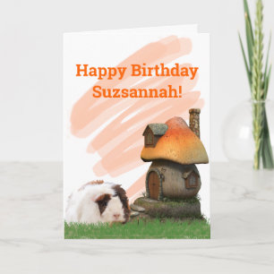 Carte Joyeux Anniversaire Enfant Maison Champignon Cocho