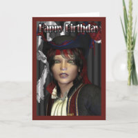 Joyeux anniversaire Femme Pirate