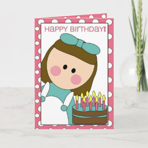 Carte joyeux anniversaire (fille)