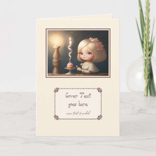 Carte Joyeux Anniversaire Fille 01 (Devant)