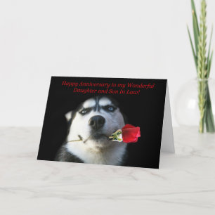 Carte Joyeux anniversaire Fille et son en droit