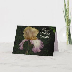 Carte Joyeux anniversaire fille Iris photo