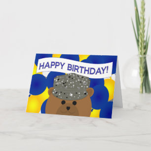 Carte Joyeux anniversaire Force aérienne service actif!