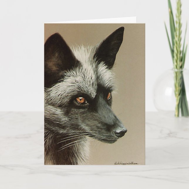 Carte Joyeux Anniversaire Foxy Dame (Devant)
