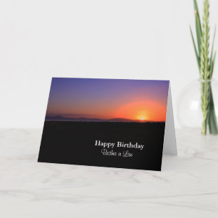 Carte Joyeux anniversaire Frère en droit