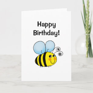 Carte Joyeux anniversaire ! (gaffez l'abeille)