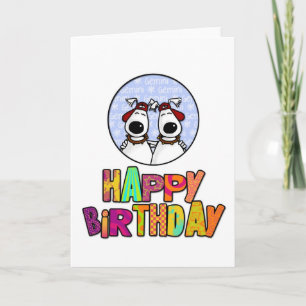 Carte Joyeux anniversaire - Gemini