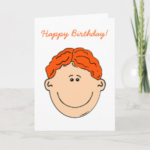 Carte Joyeux anniversaire Ginger Nut ami ou relation