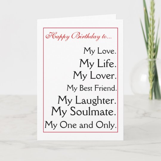 Carte Joyeux Anniversaire Girlfriend Boyfriend Epouse Zazzle Ca