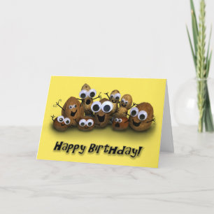 Carte Joyeux anniversaire Go Nuts