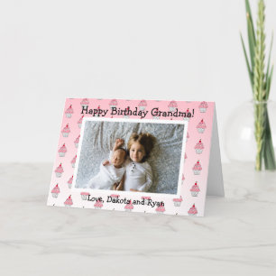 Carte Joyeux anniversaire grand-Carte photo