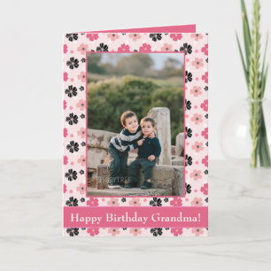 Carte Joyeux anniversaire grand-Carte photo
