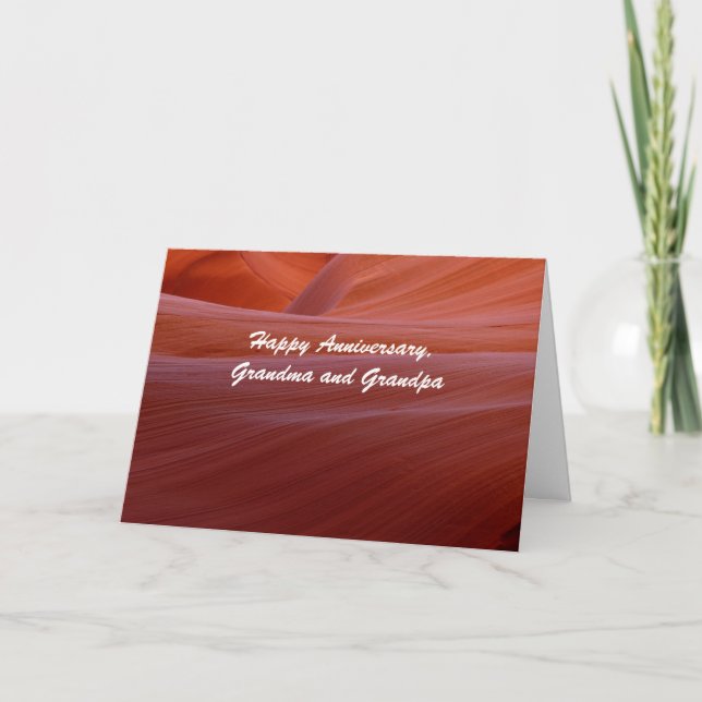 Carte Joyeux Anniversaire Grand-Mère et Grand-Père Canyo (Devant)