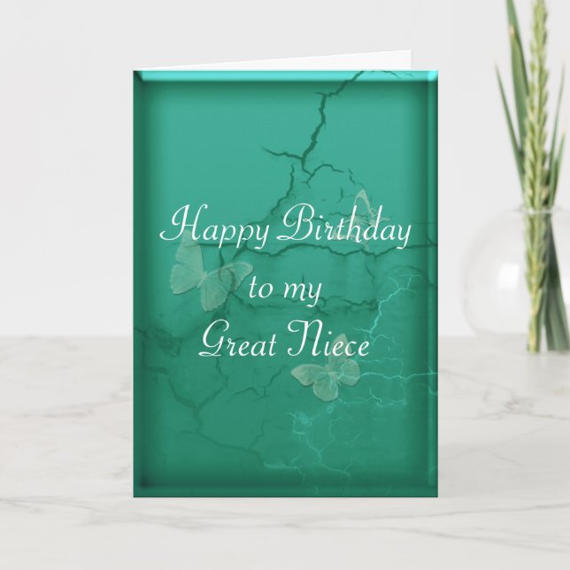 Carte Joyeux anniversaire Grande nièce (Devant)