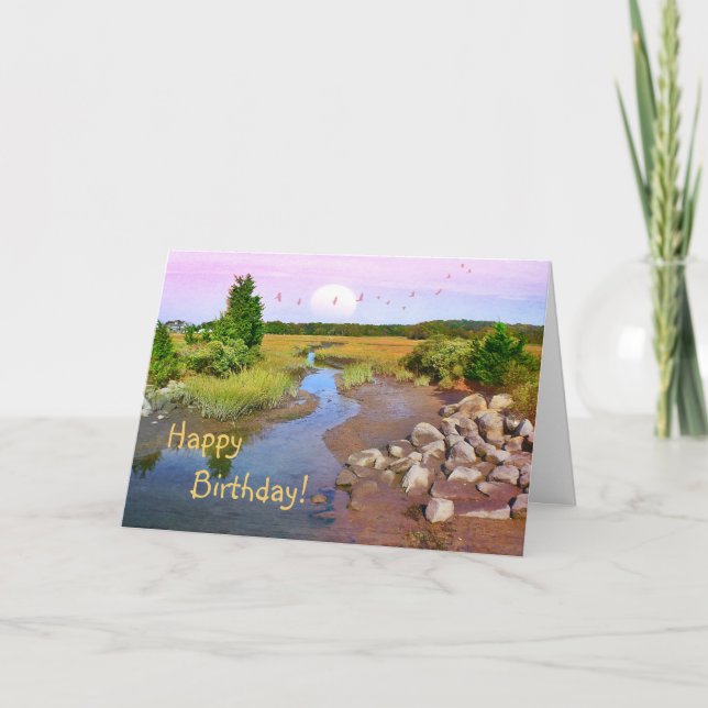 Carte Joyeux anniversaire Hammonasset Beach (Devant)
