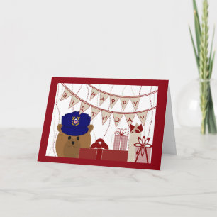 Carte Joyeux anniversaire, héros de la garde côtière !