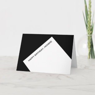 Carte Joyeux anniversaire, hombre