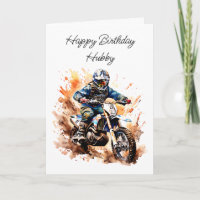 Joyeux Anniversaire Hubby | Motocross Bike