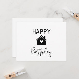 Carte Joyeux Anniversaire immobilier