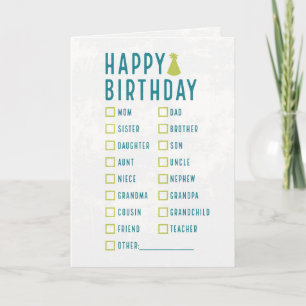 Carte Joyeux Anniversaire...J'ai acheté ceux-ci en vrac