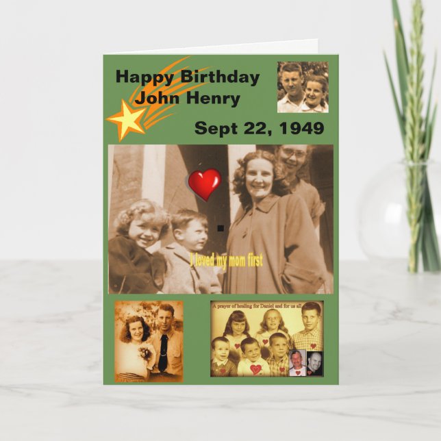 CARTE JOYEUX ANNIVERSAIRE JOHN (Devant)
