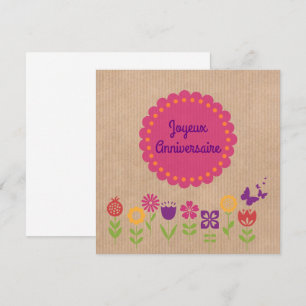 Carte Joyeux anniversaire Joyeux anniversaire