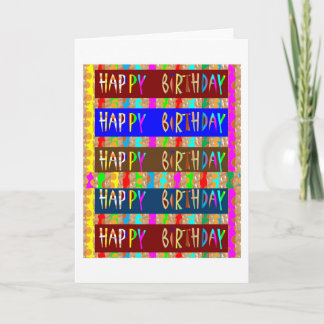 Carte JOYEUX ANNIVERSAIRE JoyeuxCartes d'anniversaireCAD
