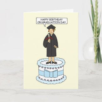 Carte Joyeux Anniversaire le Jour de la Remise des Diplô