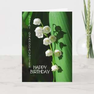 Carte Joyeux anniversaire Lily, grande-fille
