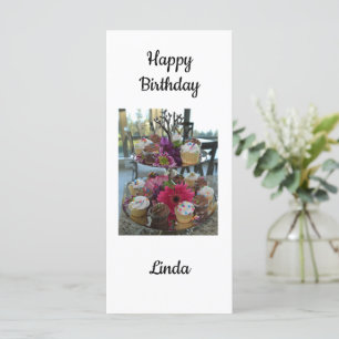 Carte Joyeux anniversaire Linda