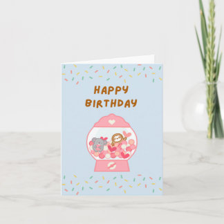 Carte Joyeux Anniversaire Machine de Gumball