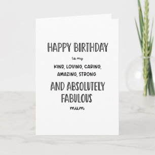Carte Joyeux anniversaire MAMAN ! ... drôle