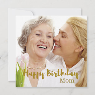 Carte Joyeux anniversaire Maman Photo
